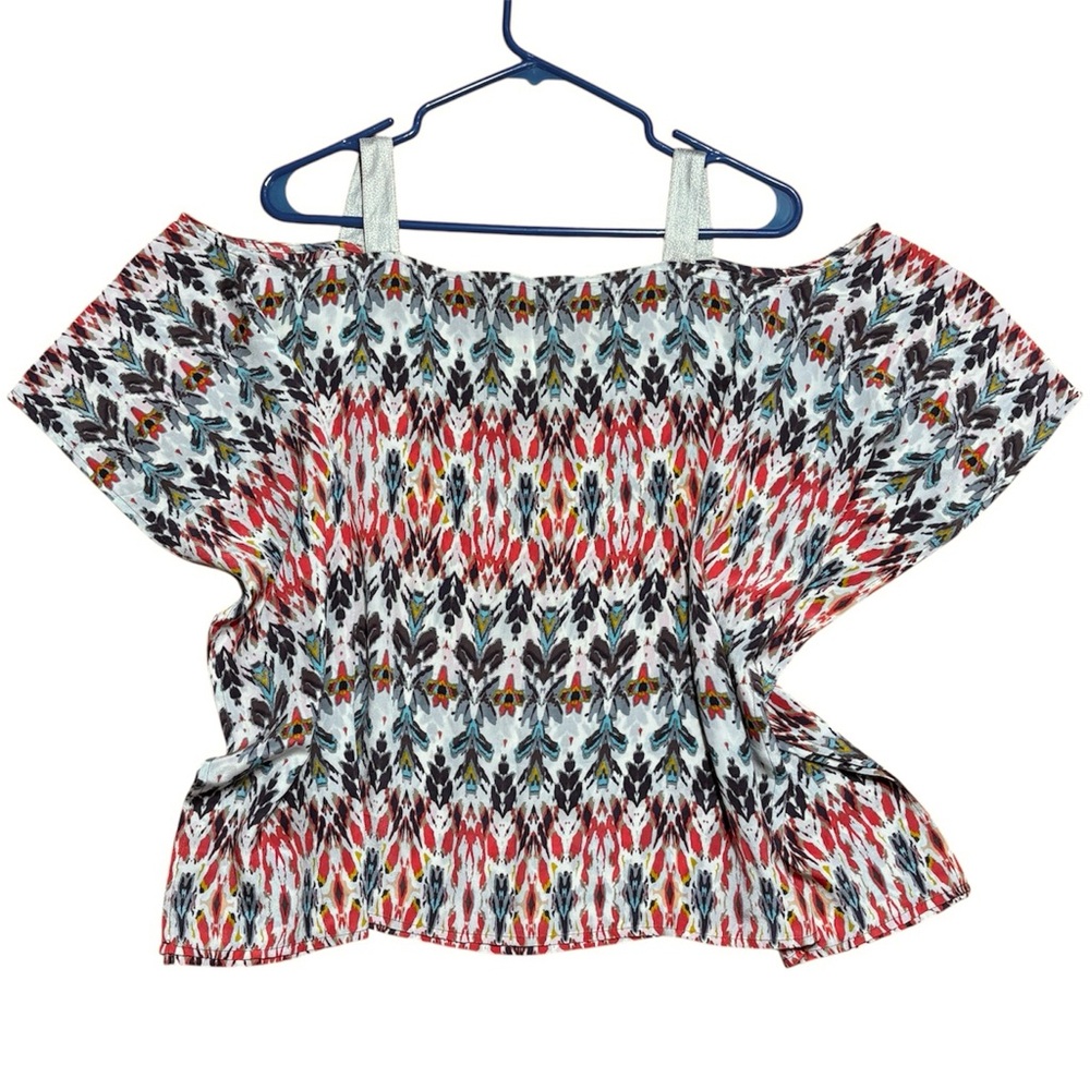SW3 Bespoke 100% Silk Open Shoulder Top In Sz Small